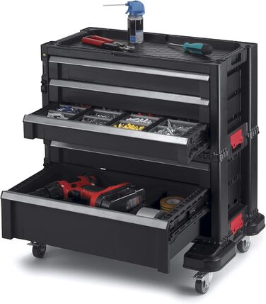 Keter 5-Drawer Tool Wagon with Wheels