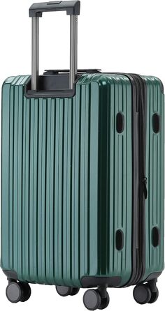 Замок для валізи TSA, набір валіз, тріумф, міцний корпус (темно-зелений, середній, Mittler)