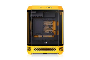 Корпус ПК Thermaltake The Tower 600 ATX з вертикальним дизайном, 3 скляні панелі, 2 вентилятори 140mm, підтримка радіаторів 420/360mm, USB-C, білий (Bumblebee)