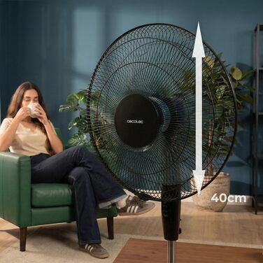 Вентилятор підлоговий Cecotec EnergySilence 515 WindLite Pro 40 см, 56 Вт, білий