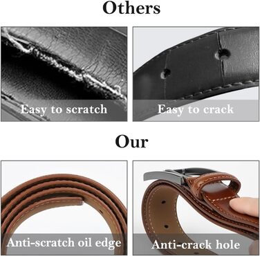 Чоловічий шкіряний ремінь Flintronic, 90/100/110/120/130 см. Металевий ремінь у стилі ретро, 33 мм. Підходить для джинсів, костюмів. Колір: чорний. Розмір: 92 (загальна довжина 100 см)