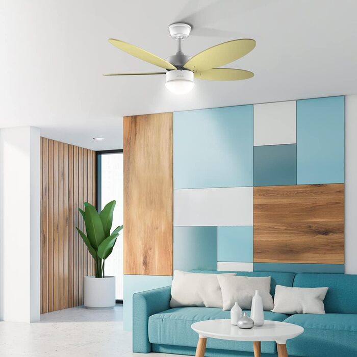 Стельовий вентилятор Cecotec EnergySilence Aero 4260 SunLight 42 дюйми з LED підсвіткою та пультом ДУ