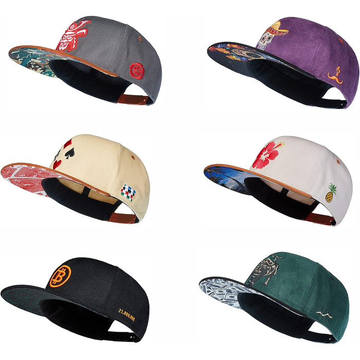 Кепки Snapback Cadency® для чоловіків та жінок, унікальні, з індивідуальним дизайном, бейсболки з прямим козирком, унісекс, регульовані, теплі зимові - темно-зелені