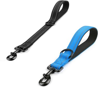 Автомобільний поводок для собак Yuiturt: безпечний, короткий, з відбиваючими елементами та ручкою