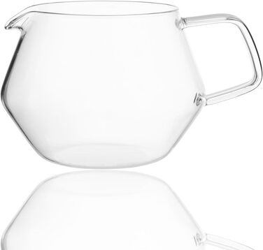 Kinto Unitea One Touch Teapot made of Stainless Steel, heat-resistant Glass Teapot with Stainless Steel Infuser in Lid (Japan Import) (600ml, Silver)