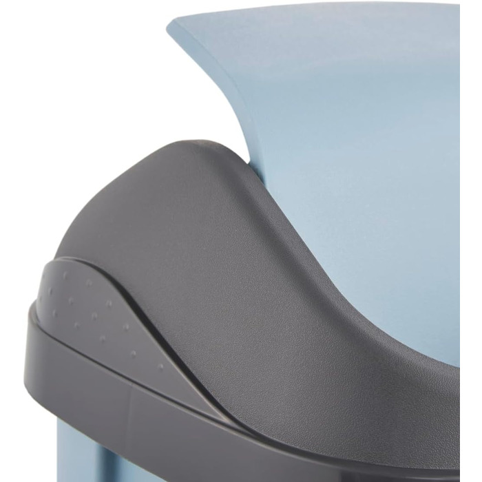 Відро для сміття Keepers з кришкою-маятником, Swantje, сірий (Nordic Blue, 10 л)