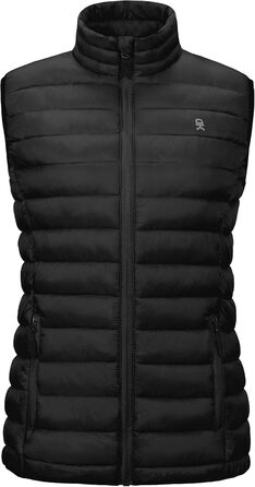 Жіночий теплий пуховий жилет itte Donkey Andy для туризму, подорожей та повсякденного носіння (Verdünner Schwarz, XS)