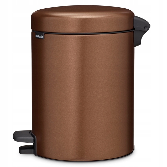 Сміттєвий кошик з педаллю BRABANTIA NewIcon, 5 л, Warm Bronze