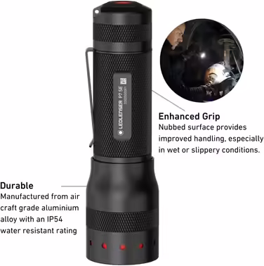 Ліхтарик Ledlenser P7 SE LED, 500 люмен, фокусування, 320 м, 25 годин, стробоскоп, батарейковий