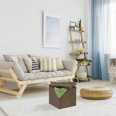 Relaxdays Ottoman з місцем для зберігання речей