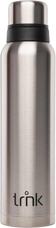 Термос Outdoor Polar 2 - 1600 мл, нержавіюча сталь, BPA-free, зберігає тепло 40 годин, 2 кришки-чашки, для посудомийної машини (лісовий зелений, штормовий срібло)