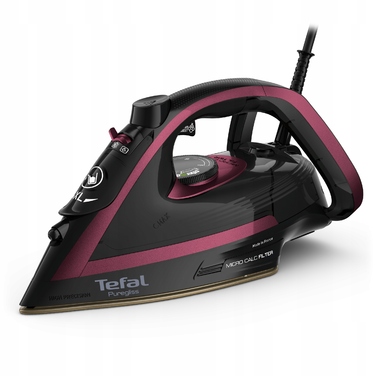 Парова праска Tefal Puregliss FV8065 3000 Вт, 280 г/хв, керамічна підошва, система anti-drip