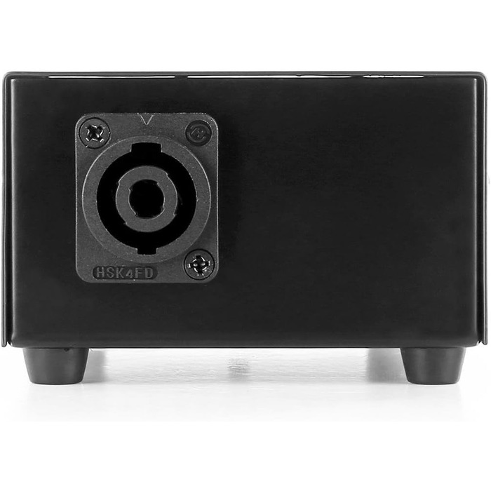 SkyTec STP-1 пасивний кросовер 2-смуговий, 1000 Вт, Powercon, 1 вхід, 1 вихід сабвуфера, 1 вихід топ, аудіофільтр, чорний