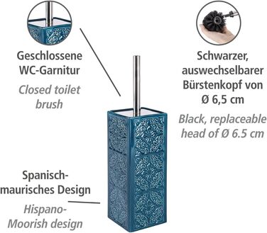 Набір WC Cordoba білий кераміка (блакитний)