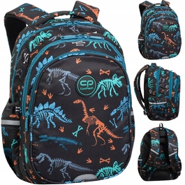 Шкільний рюкзак CoolPack Jerry з динозаврами, багатокамерний, 21 л
