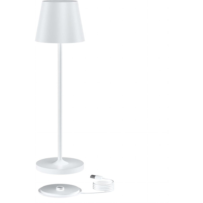 LED настільна лампа K-Bright з регулюванням яскравості, акумуляторна | Для дому та вулиці | 3000K тепле світло | Дизайнерська лампа | Комплект з 2 шт.
