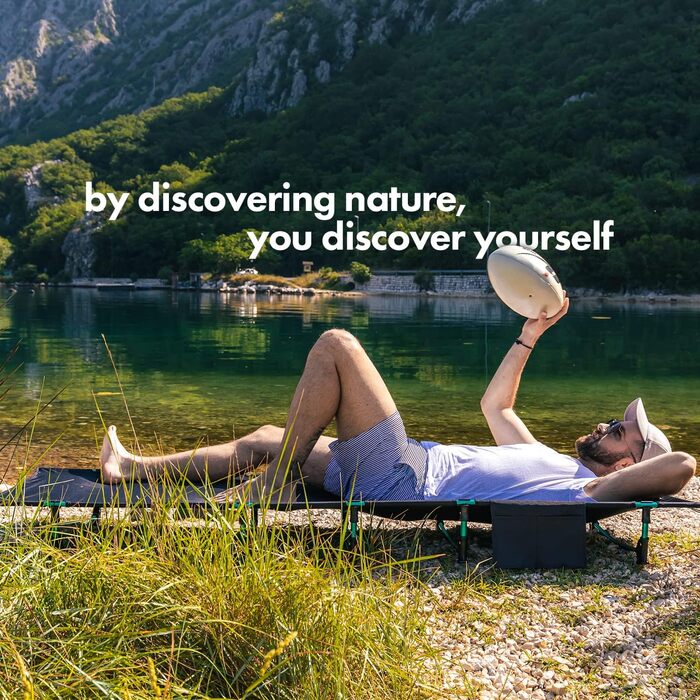 FE Active: Компактне розкладне ліжко з повного алюмінію, ультралегке, зручне для сну, портативне кемпінгове ліжко для кемпінгу, походів, трекінгу, подорожей з рюкзаком. Розроблено в Каліфорнії