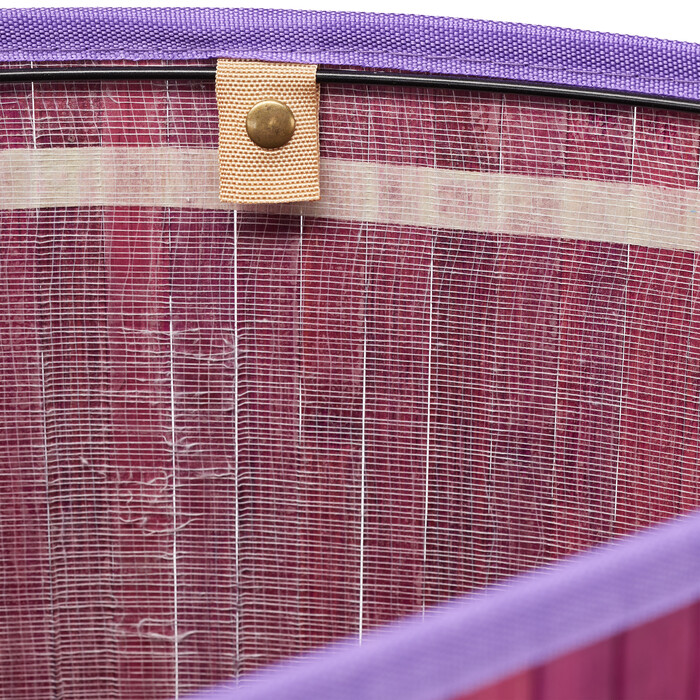 Relaxdays Bamboo Laundry Basket