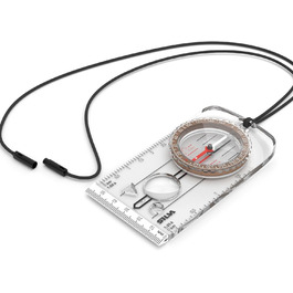 Silva Kompass Outdoor - 3NL Hiking Compass - Map Scales 1:25k & 1:50k - Marching Compass for Basic Outdoor Activities - Rotating Compass Housing - Military Compass - Hiking Compass