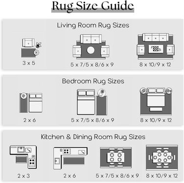 Килим миючий, штучна вовна, для дому, спальня, під ліжко, їдальня, під стіл, світло-бежевий, 244 x 305 см, прямокутний