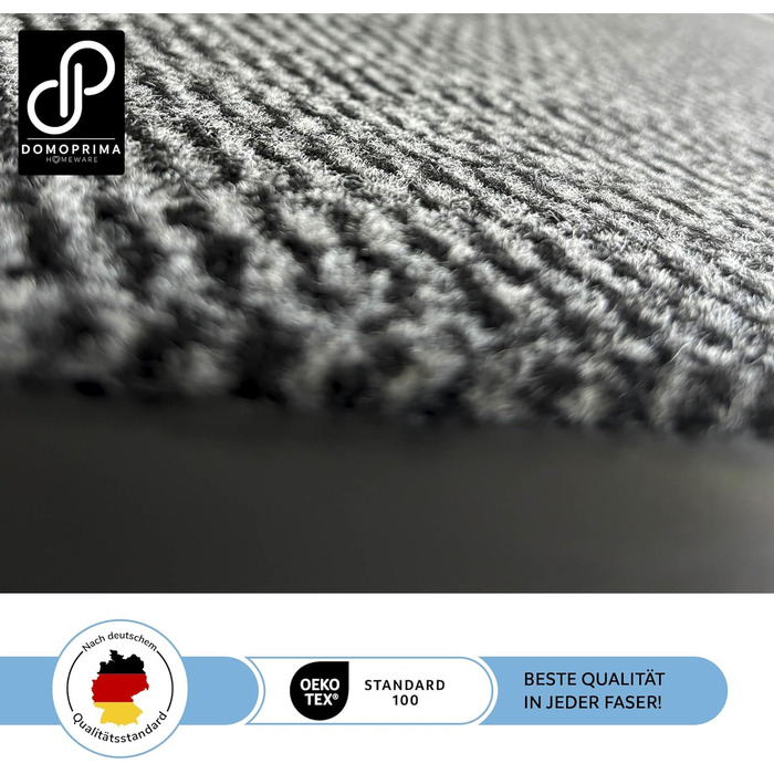 DOMOPRIMA Commercial Entrance Mat - 90x150cm - Grey - Non-Slip, Weatherproof, Washable