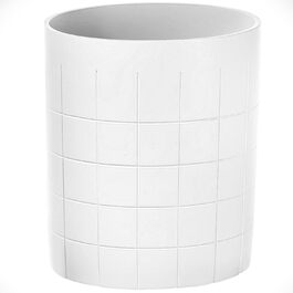 Набір аксесуарів для ванної кімнати, 6 предметів: дозатор для мила, тримач для зубних щіток, попільничка, мильниця, квадратна кришка для серветок та сміттєвий бак