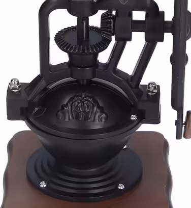Manual Coffee Grinder, Vintage Espresso Grinder with Hand Crank Portable Coffee Mill Retro Hand Coffee Grinder with Infinite Adjustment, for Coffee Espresso
