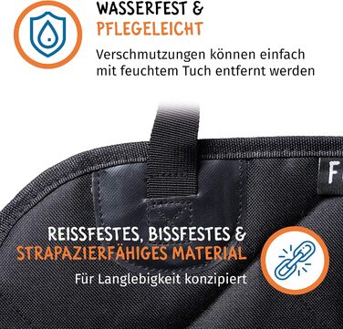 Преміум чохол для автокрісла для собак Floxik - водонепроникний, миючий, стійкий до розривів. Підходить для будь-якого авто.