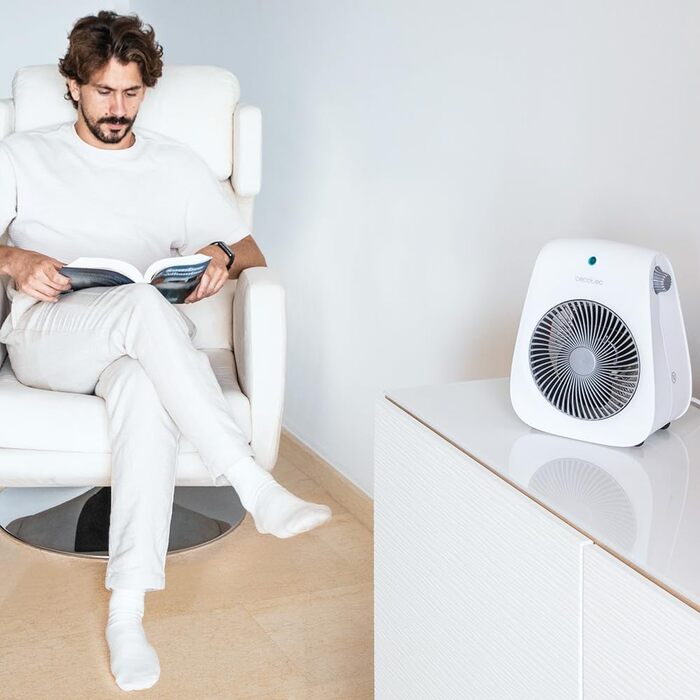 Електричний обігрівач Cecotec ReadyWarm 2000 Max Force: 2000 Вт, 2 режими, 3 функції, захист від перегріву, 20 м²