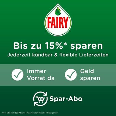 Засіб для миття посуду Fairy Max Power Лимон, 8 x 545 мл