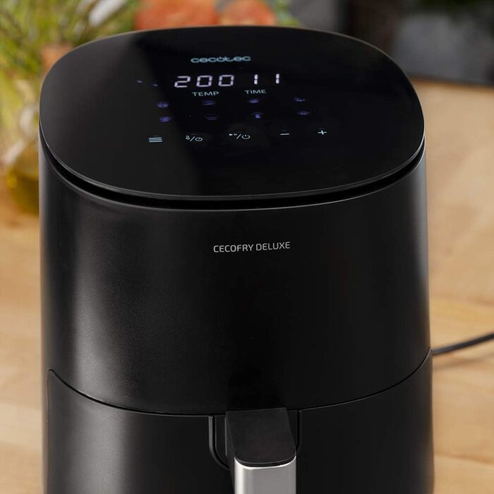 Фритюрниця Cecotec Cecofry Deluxe Rapid Moon, 2.5 л, чорний, 1400 Вт, 8 режимів, до 200°C, для миття в посудомийній машині