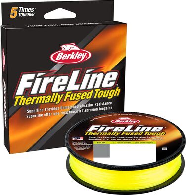 Плетена рибальська ліска Berkley FireLine Fused Original 8-жильна, надміцна та зносостійка, для делікатної ловлі, 0,10 мм, 6,2 кг, 300 м, димчаста