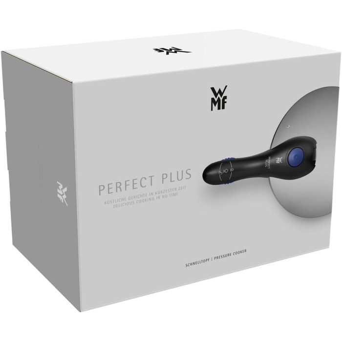 Мультиварка WMF Perfect Plus One Pot 6,5л з вставкою, для індукції, з захистом від полум'я, великим сигналом, 2 рівнями приготування, знімний ручка кришки