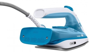 Парова праска Braun FreeStyle 3 FI 3144, 2400 Вт, керамічна підошва, синя