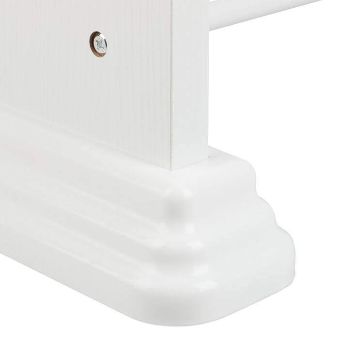 Relaxdays Children's Shelf White with Storage Boxes