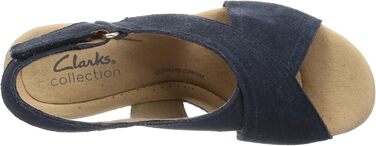 Сандалі Clarks Giselle Cove на підборах, жіночі, темно-сині (36 EU)