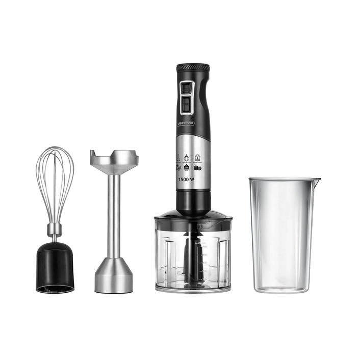 Ручний блендер MPM MBL-34M, 1500 Вт, чорний