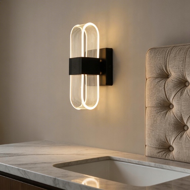 Настінний світильник-бра LED Loft, чорний, 10 Вт (3000К/4500К/6000К)