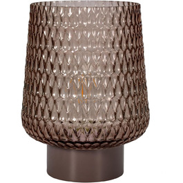 LED мобільна настільна лампа Pauleen 48309 з таймером, сірий колір, ефект мерехтіння, працює від батарейок