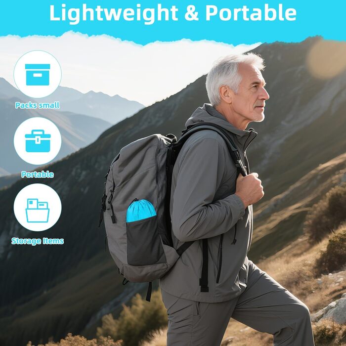 Гамак для відпочинку на природі: міцний, легкий, для кемпінгу, 300 кг, 300x200 см, односпальний/двоспальний, з нейлону, дихаючий, зелений/блакитний