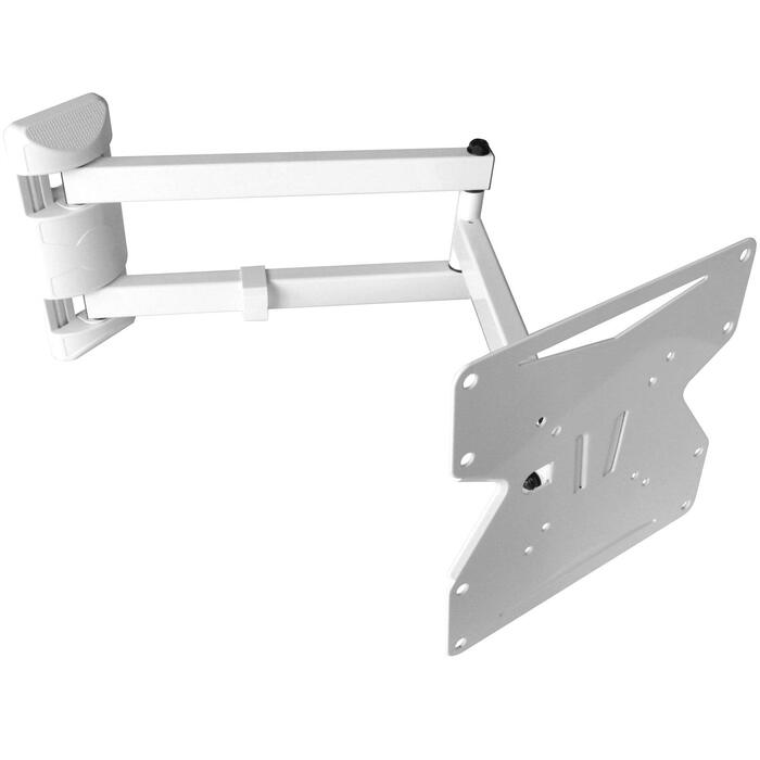 Настінне кріплення для телевізора Drall S89W біле, поворотне, для LED/LCD/HD 3D телевізорів 15-50 дюймів, VESA 75x75/100x100/200x100
