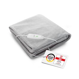 Електрична ковдра Medisana HB 675 Kuschelheizdecke XXL: тепла та затишна, 200x150 см, 4 режими, автовимкнення, сіра/темно-сіра