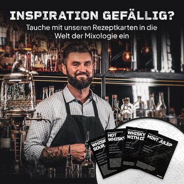 Набір для самостійного приготування віскі DIBYS: 12 натуральних інгредієнтів та аксесуари | Набір для приготування спецій до віскі | Подарунковий набір для поціновувачів віскі | Віскі-конструктор з 4 рецептами