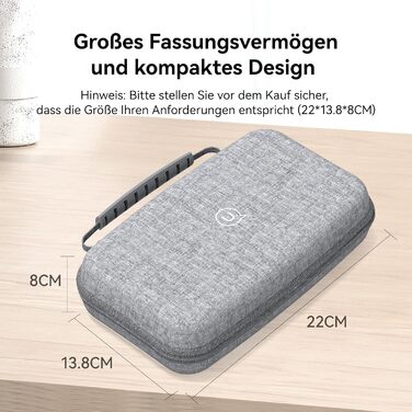 Водонепроникна електронна органайзер для кабелів, портативна двошарова кабельна сумка