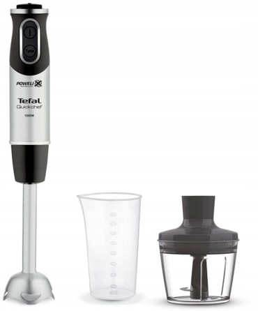 Занурювальний блендер Tefal Quickchef HB656838, 1000 Вт, подрібнювач 0,8 л, міксер