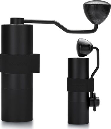 Ручна кавомолка Normcore V2 з нержавіючої сталі, 38 мм – для Aeropress, Espresso, French Press