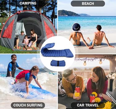 Каремат самонадувний Zhiwei Isomatte для кемпінгу та відпочинку на природі. Ultraleicht, товстий, з помпою та подушкою. Підходить для намету, трекінгу, пляжу, подорожей та хати.