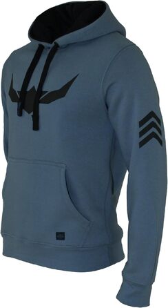 Чоловічий худі ROCK-IT Apparel Urban Streetstyle з начосом, камуфляж Dark Camo, розмір XL, синій