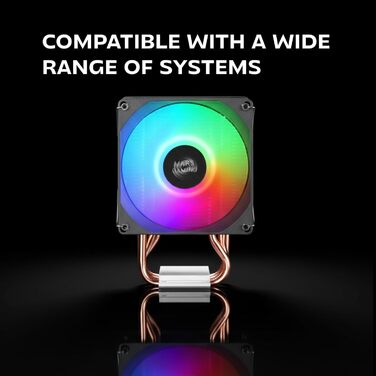 Система водяного охолодження Mars Gaming ML-LCD360 з LCD-дисплеєм, 600W, 3x 120mm ARGB вентилятори, чорна