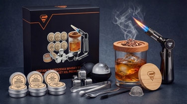 Набір для копчення віскі Smoker XL — ідеальний подарунок для чоловіків, 18 в 1, великий комплект